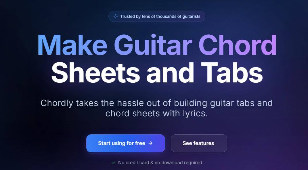 chordly guitar tab creator
