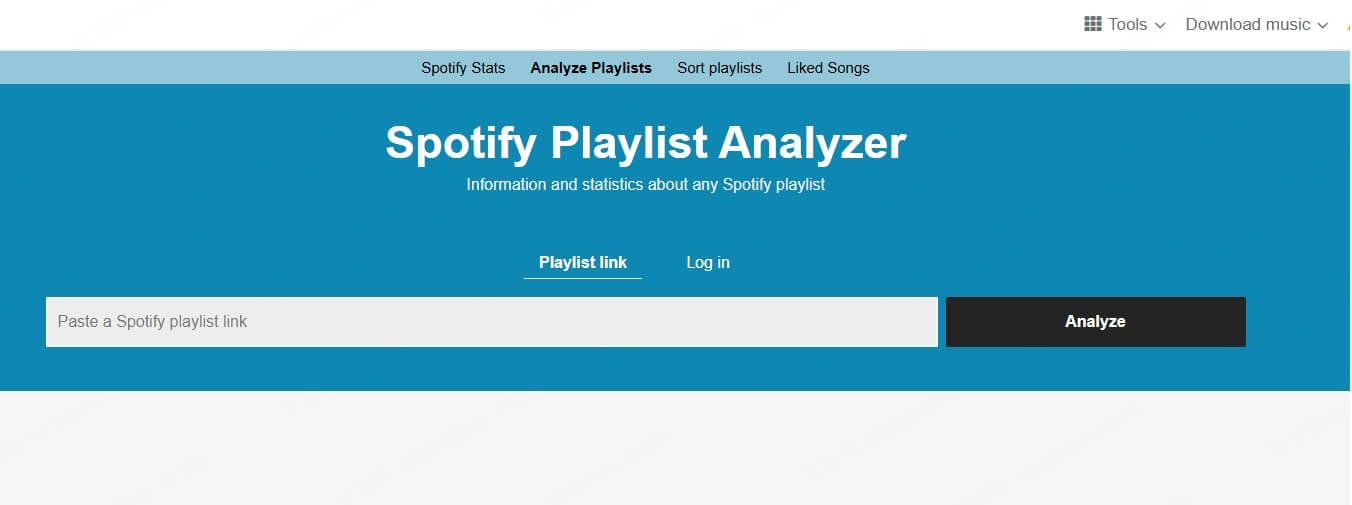 chosic spotify playlist analyzer