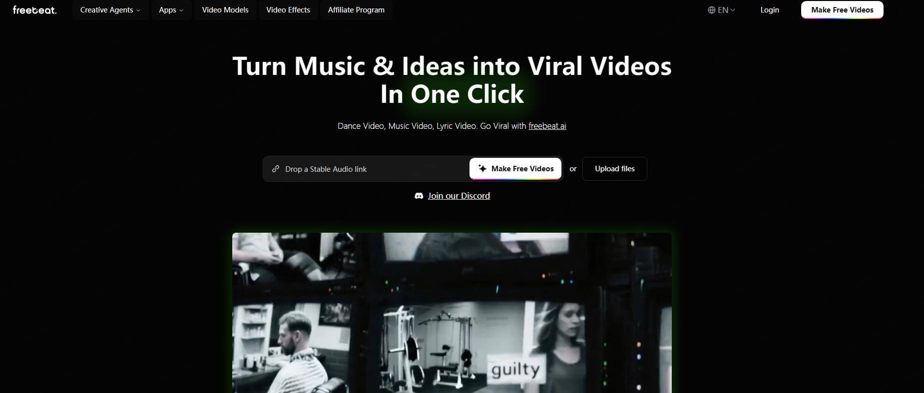 freebeat ai music video generator