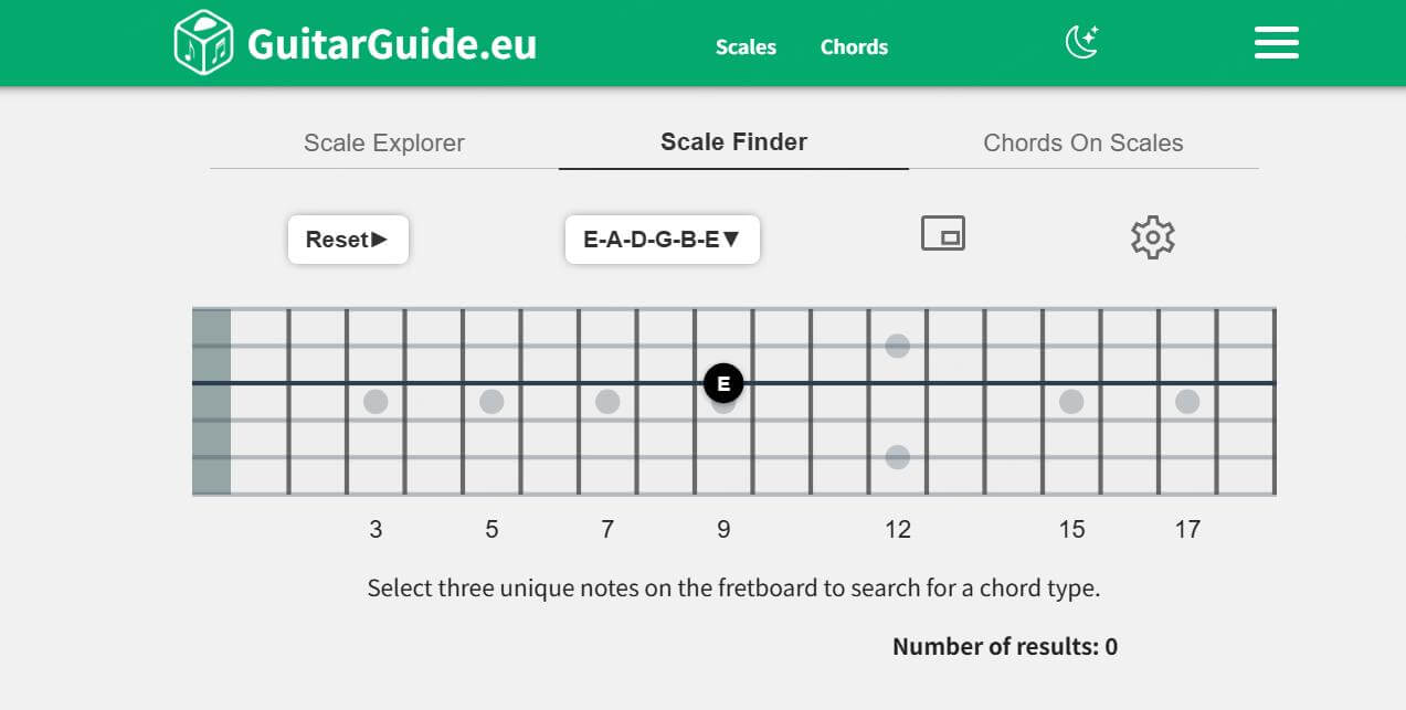 guitarguide scale finder