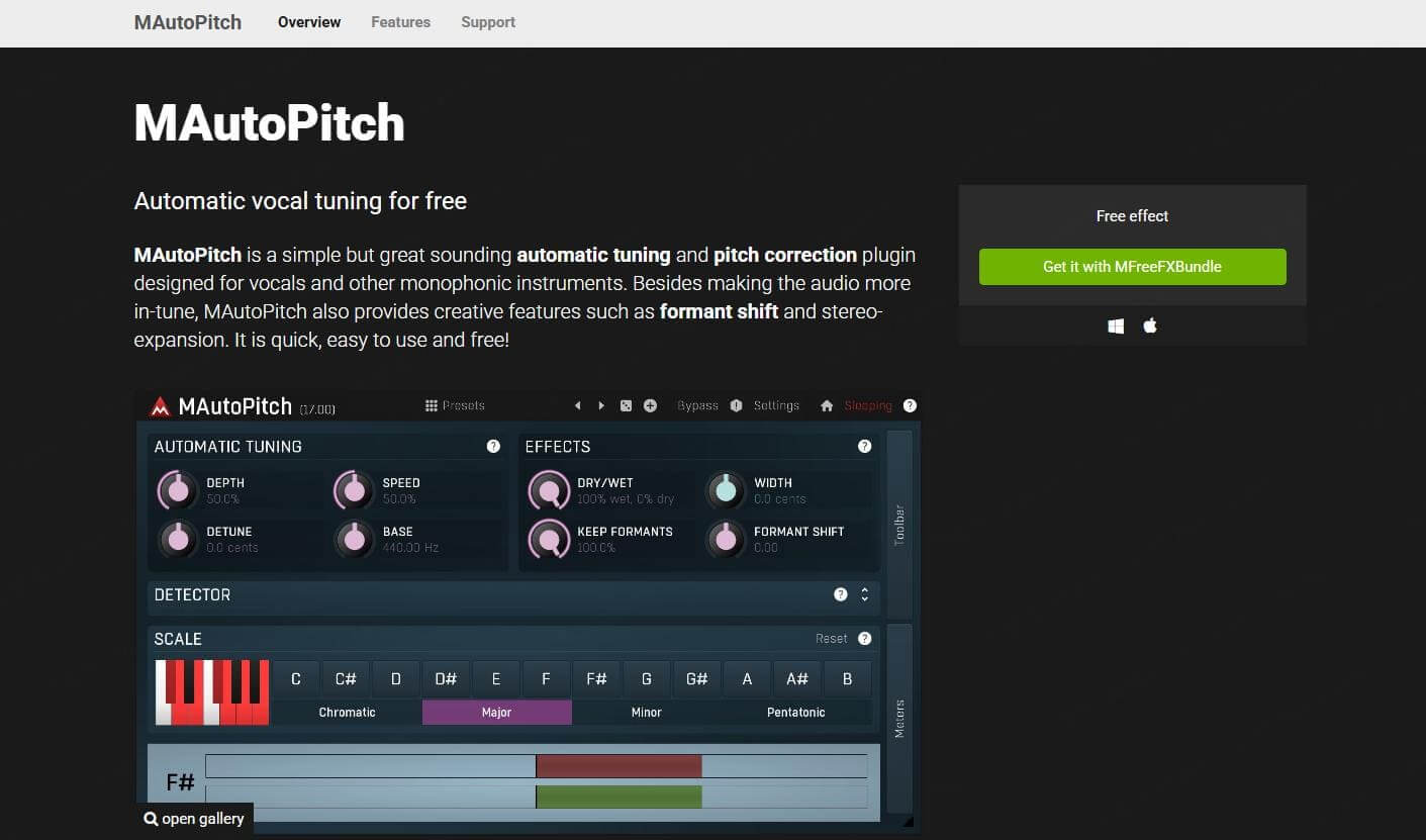 mautopitch free autotune plugin