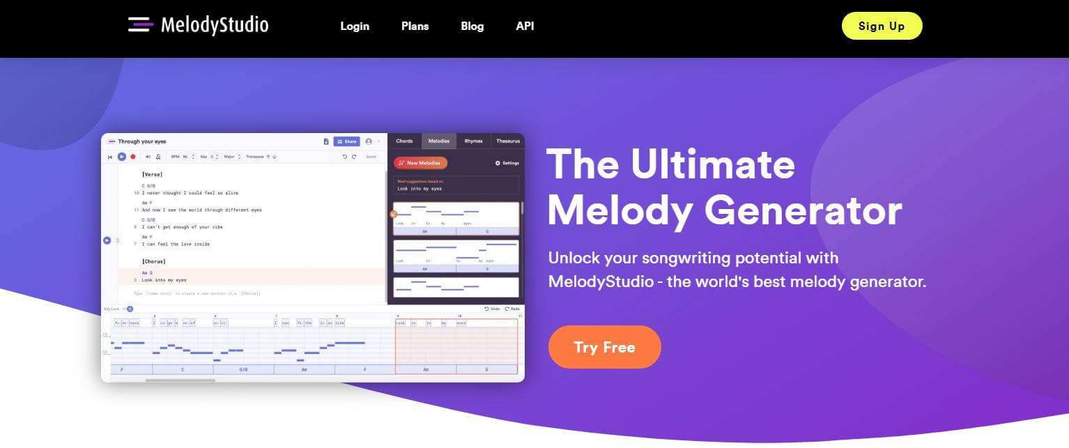 melodystudio melody generator