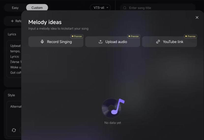 mureka melody to song