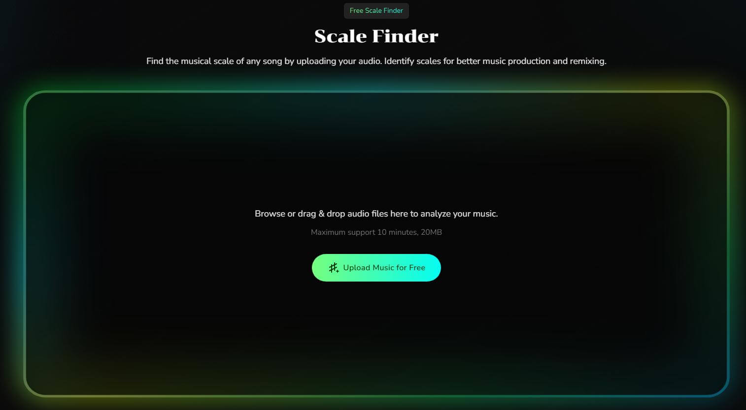 musiccreator ai scale finder