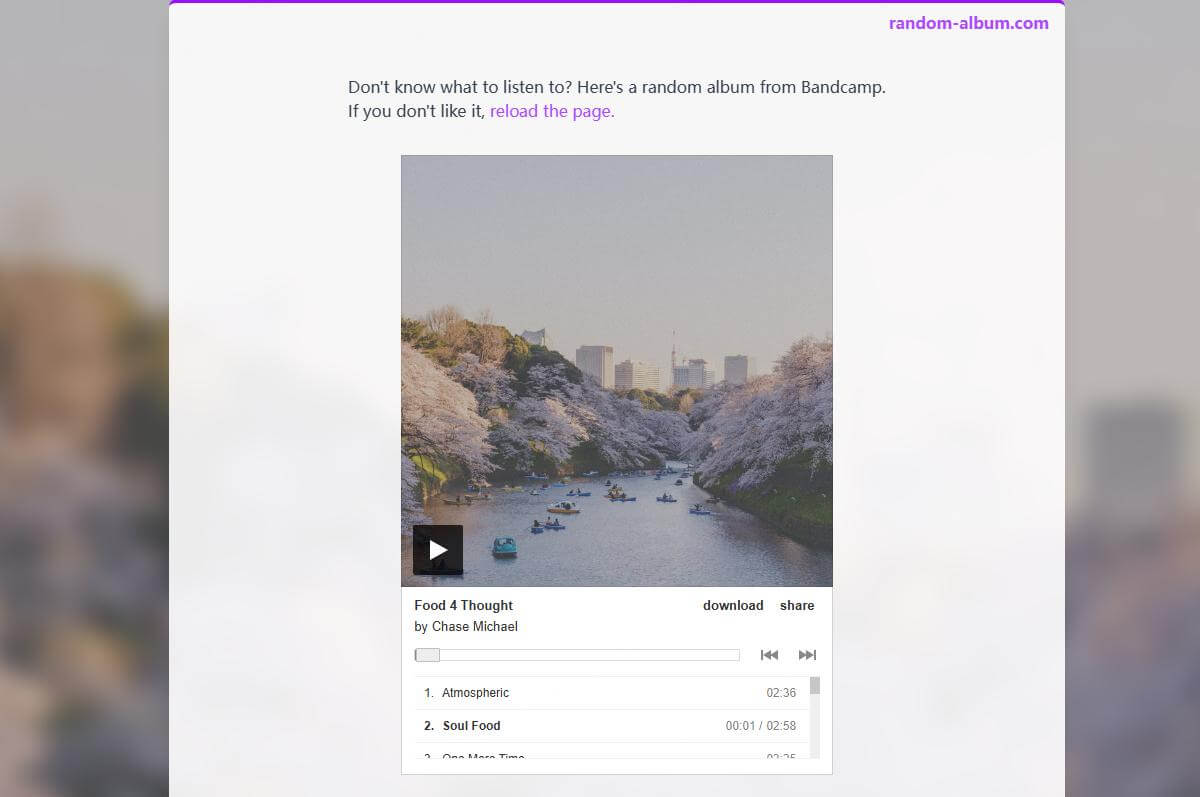 random album random album generator