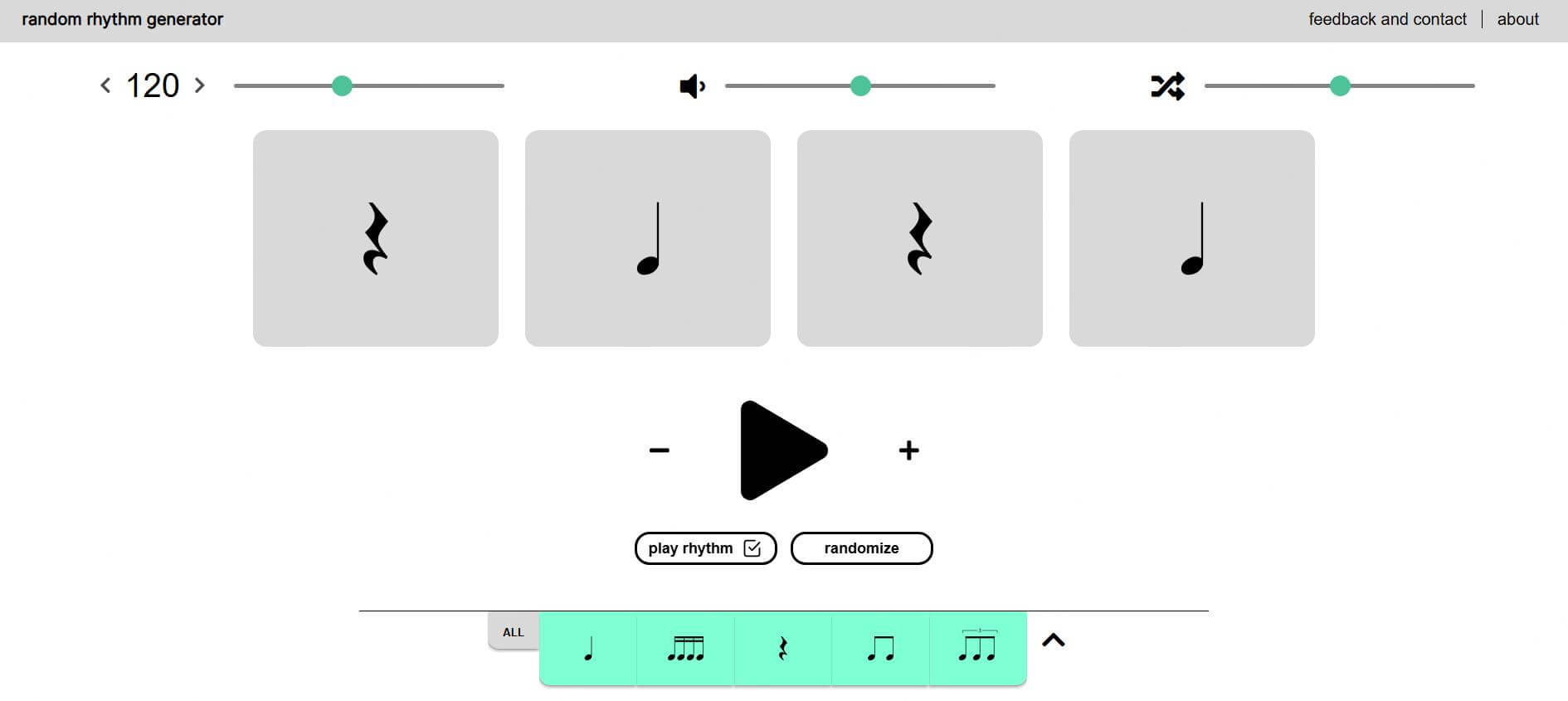 random rhythm generator