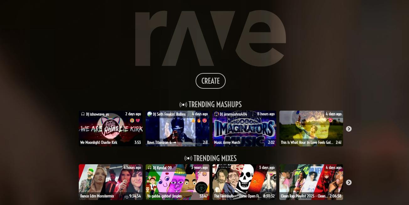 rave dj music mashup maker