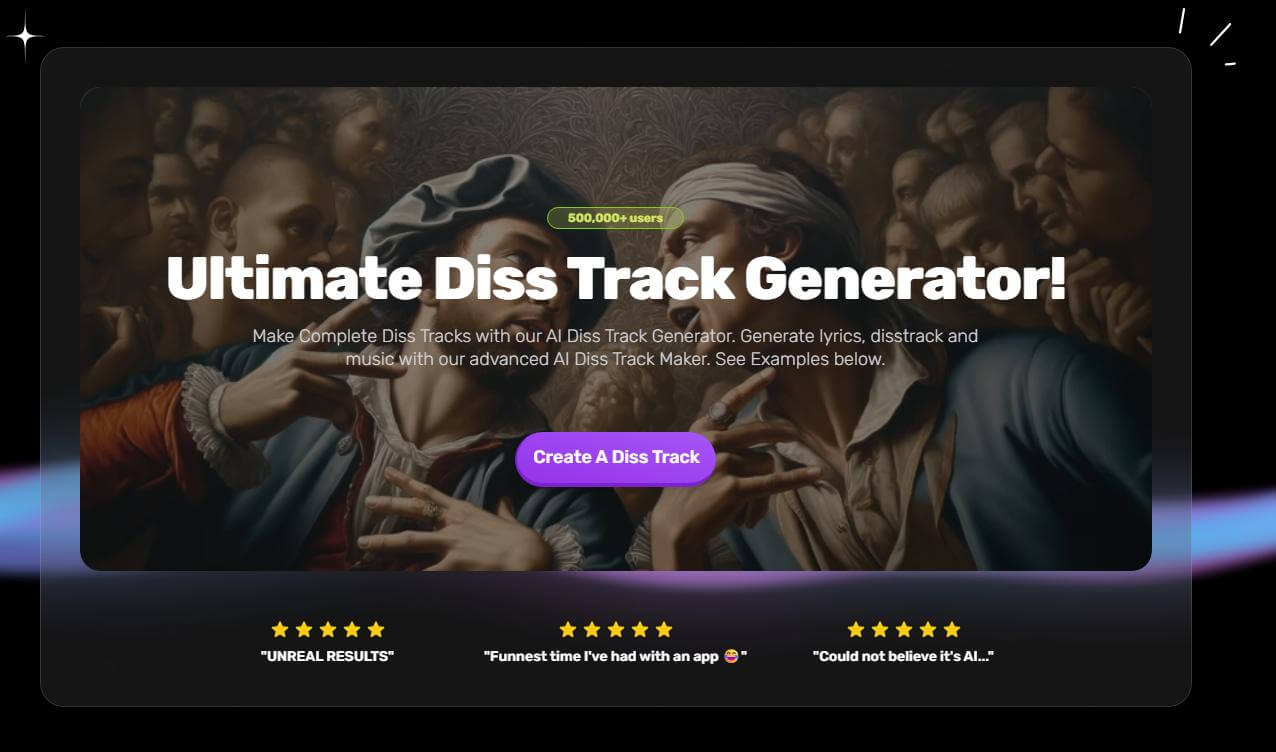 sendfame ai diss track generator