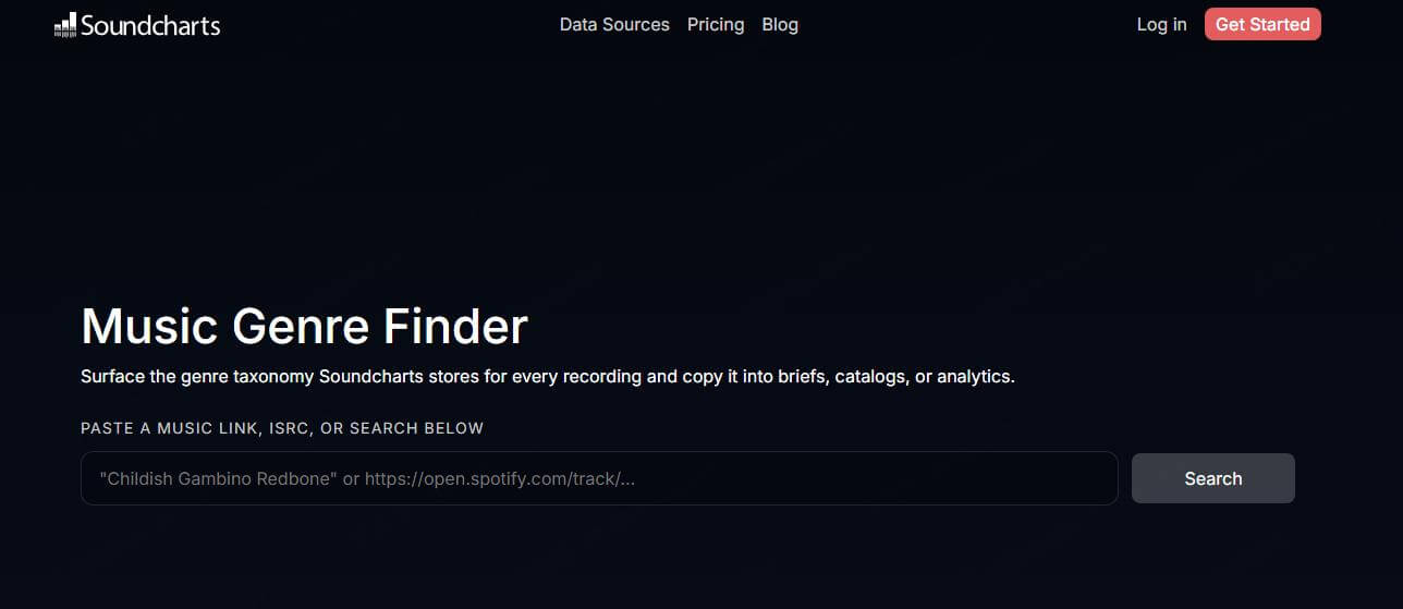 soundcharts music genre finder