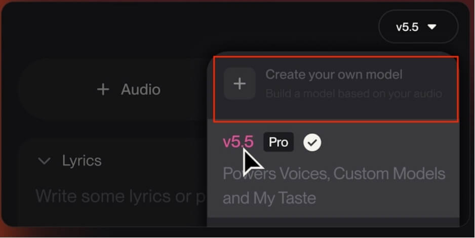 suno v5.5 custom models