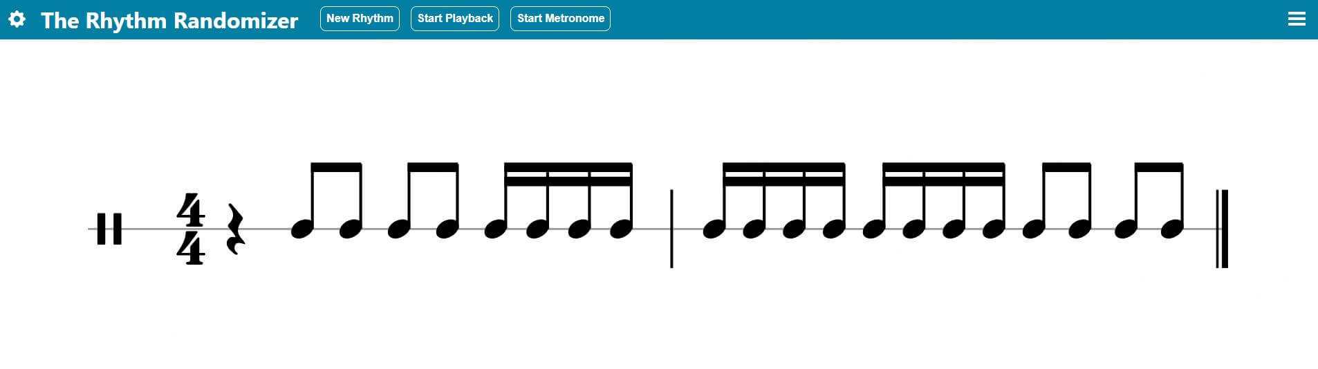 the rhythm randomizer