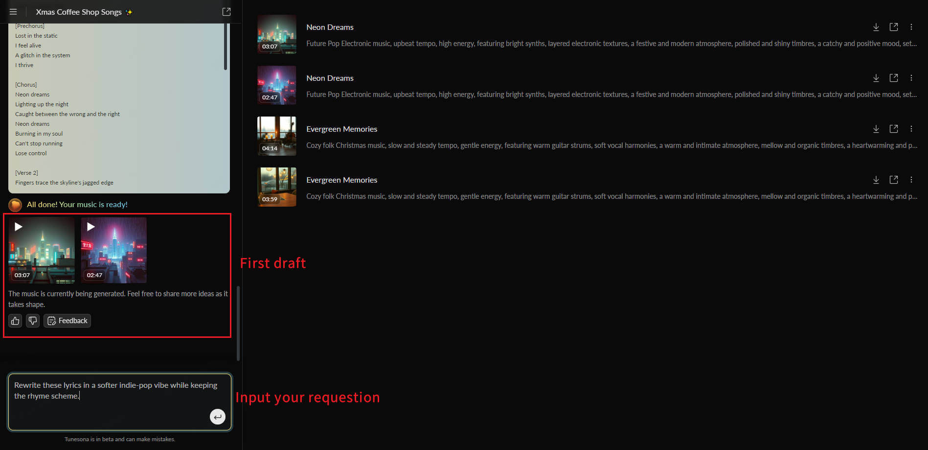 generate guitar riff