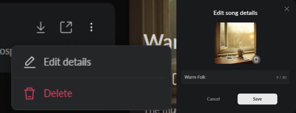 tunesona change music genres edit details