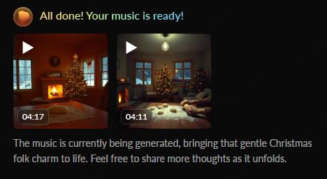 tunesona christmas song generator preview song