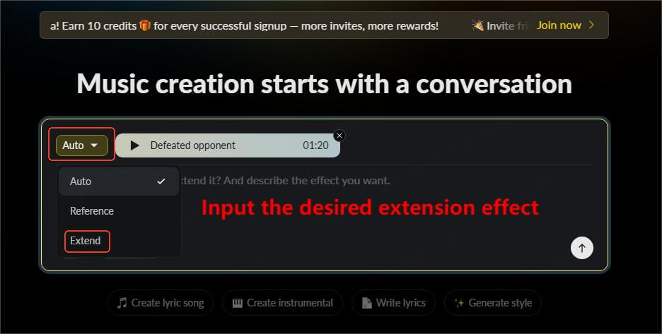 tunesona extend music select and input