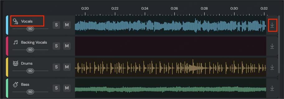 tunesona isolate vocals download stems