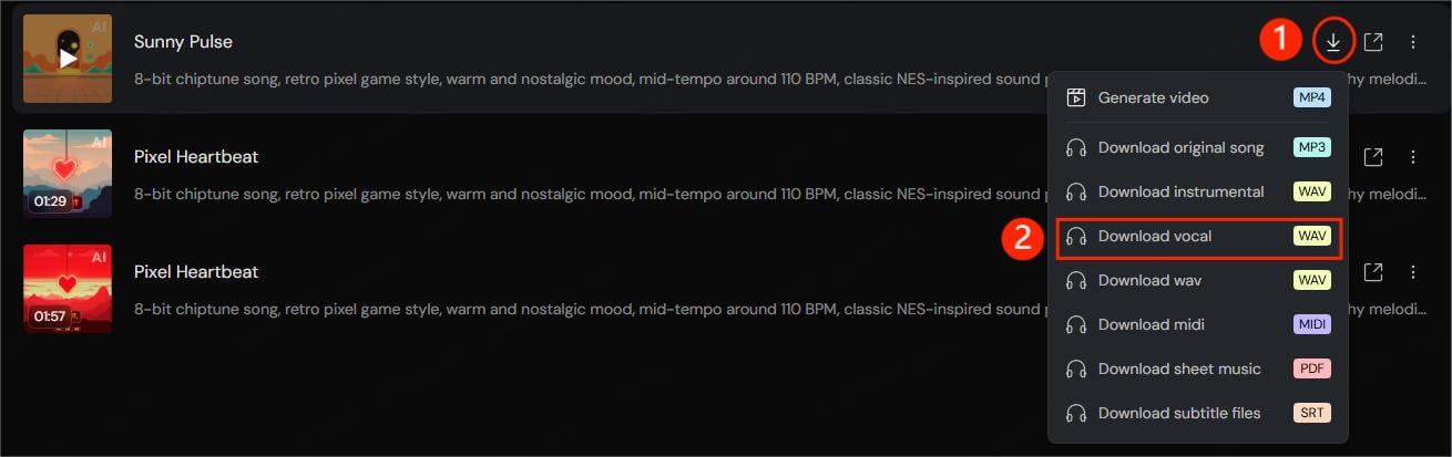 tunesona isolate vocals download