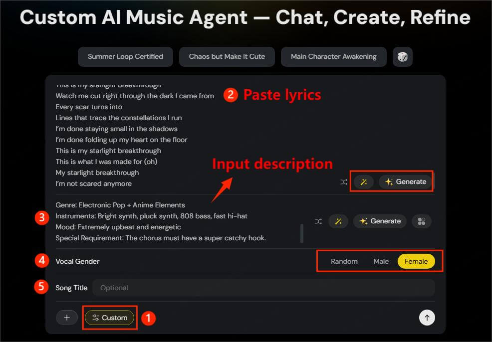 tunesona make nightcor custom