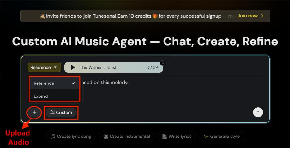 tunesona make a kpop song upload
