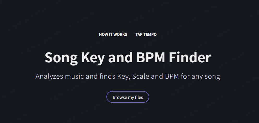 vocal remover song key finder