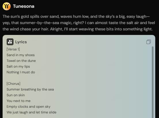 write lyrics check lyrics